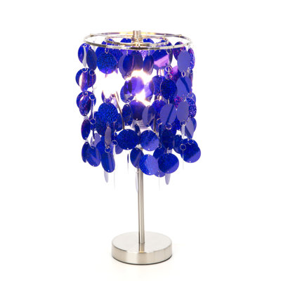 Three Cheers For Girls! Purple Paillete Lamps