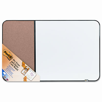 3M Post-It Self-Stick Cork Bulletin and Dry Erase Board