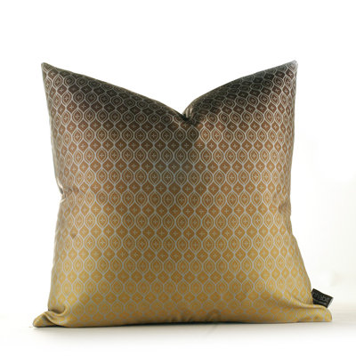Inhabit Morning Glory Wildflower Pillow in Silver and Olive