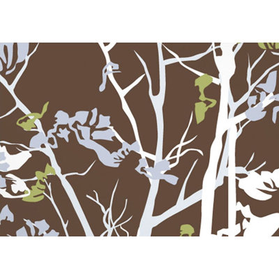Inhabit Ailanthus Slat Hanging Panel in Chocolate