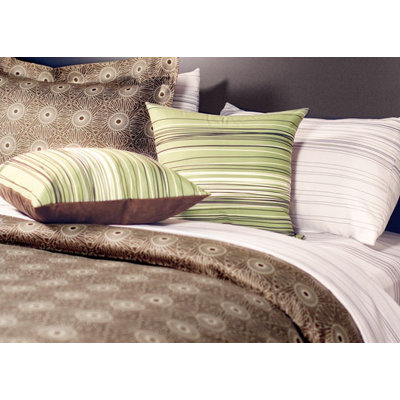 Inhabit Rhythm Cotton Bedding Collection in Chocolate
