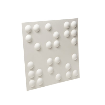 Inhabit Braille Wall Flat (Set of 10)