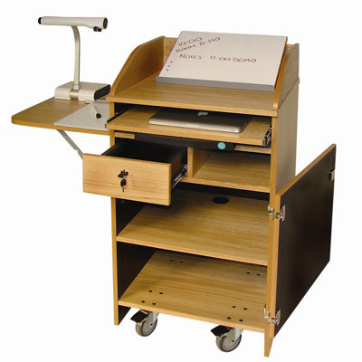 Woodware Furniture Counsel Media Lectern with Standard Sound