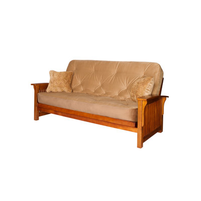Big Tree Furniture Premium Hardwood Series Hasting Futon Frame and Mattress