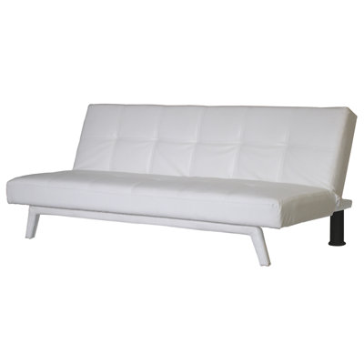 Big Tree Furniture Euro Milton Leather Convertible Sofa