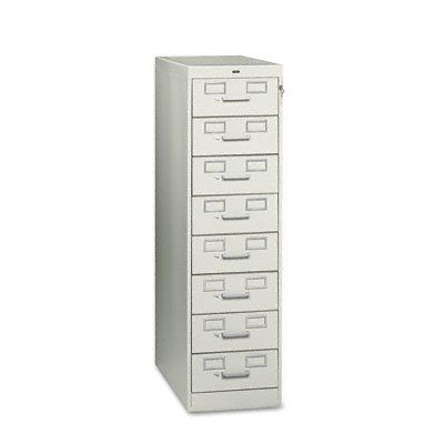Tennsco Corp. 8-Drawer File Cabinet for 3 X 5 and 4 X 6 Cards, 15W X 52H