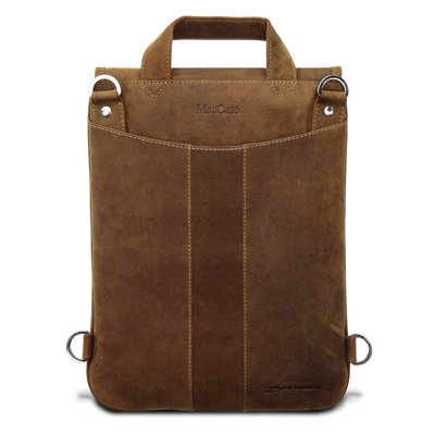 MacCase Premium Leather iPad Flight Jacket with Backpack Option in Vinatge