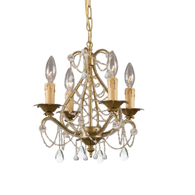 Crystorama Abigail 4 Light Mini Chandelier