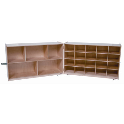 Wood Designs Half and Half Twenty Tray Storage Unit