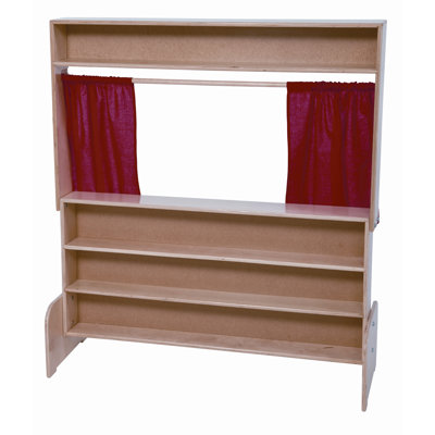 Wood Designs Deluxe Puppet Theater with Chalkboard