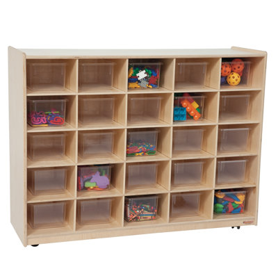 Wood Designs Twenty Five Tray Storage Unit