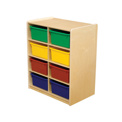 Wood Designs Storage Unit with 5" 8 Letter Trays