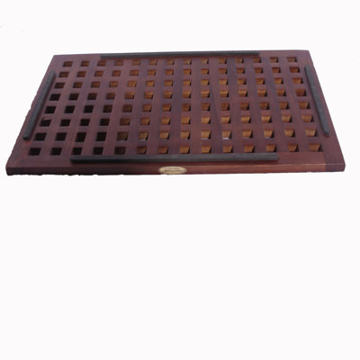 Decoteak Grate Teak Spa Shower and Floor Mat