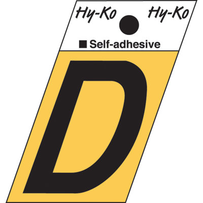 Hy-Ko Angle Cut Letter