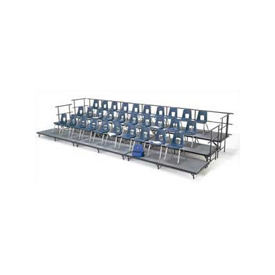 Midwest Folding Products Band Riser Straight Section with Hardboard Deck