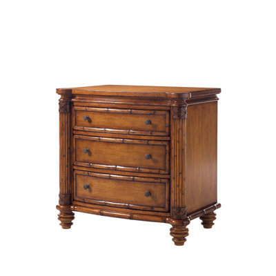 Tommy Bahama Home Island Estate Barbados 3 Drawer Nightstand