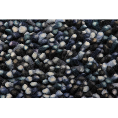 True Modern Lil Wooly Blue Grey Rug