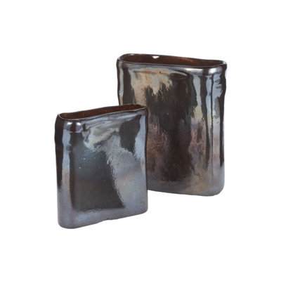 Lazy Susan USA Tarnished Metallic Vase