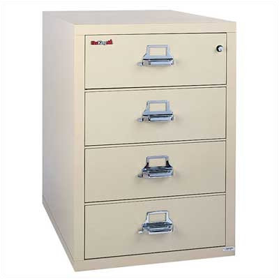 Fire King 31" W Three-Drawer Lateral File