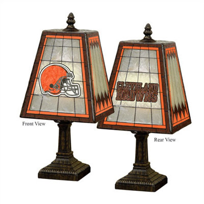 The Memory Company NFL 14" Art Glass Table Lamp