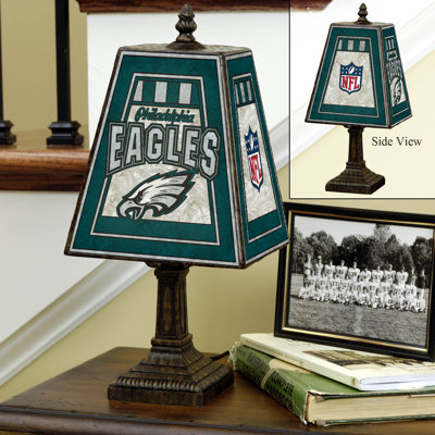 The Memory Company NFL 14" Art Glass Table Lamp