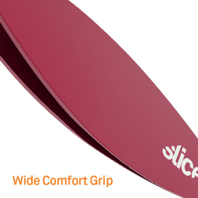 Slice Slanted-Tip Red Tweezers and Cosmetic Sharpener