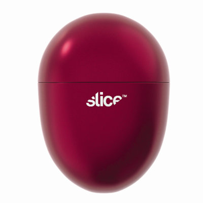 Slice Slanted-Tip Red Tweezers and Cosmetic Sharpener