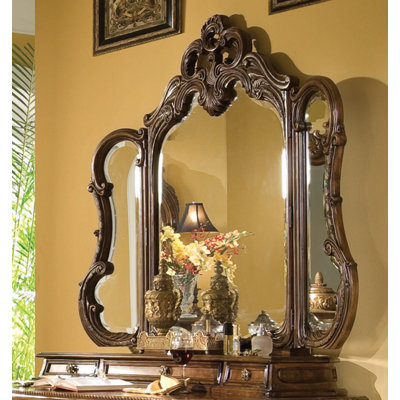 Michael Amini Palais Royale Vanity Set in Rococo Cognac
