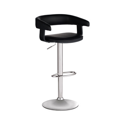 Sunpan Modern Sergio Faux Leather Adjustable Barstool