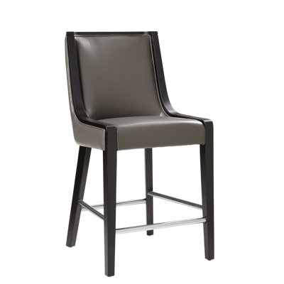 Sunpan Modern Newport Bonded Leather Stool
