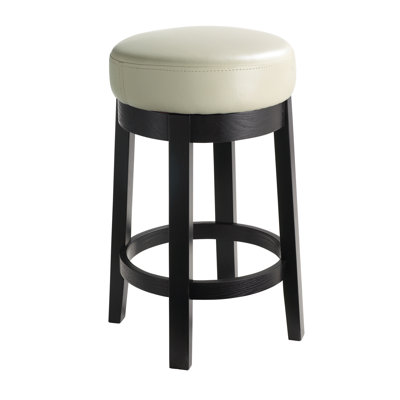 Sunpan Modern Cedric Bonded Leather Swivel Stool