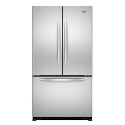 Maytag 25 cu. ft. BrightSeries Lighting Package French Door Bottom-Freezer Refrigerator