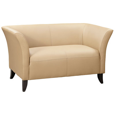 OfficeSource Scottsdale Leather Loveseat