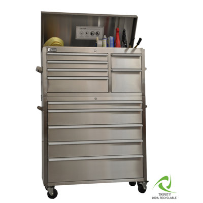 Trinity 41" Stainless Steel Tool Chest