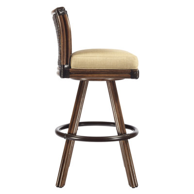 Selamat Lucca Leather Barstool