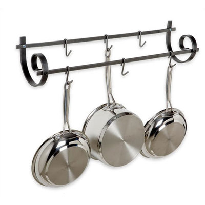 Decor Wall Scroll Utensil Pot Rack