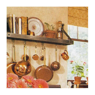 Bookshelf Pot Rack