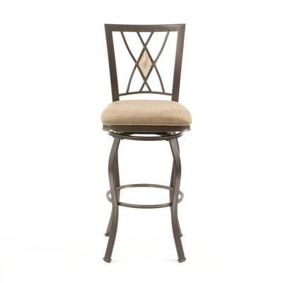Hillsdale Furniture Brookside Diamond Back Swivel Bar Stool