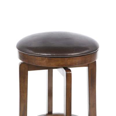 Hillsdale Furniture Brendan Backless Counter Stool in Brown Cherry