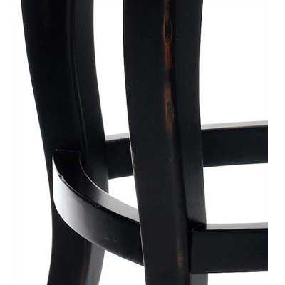 Hillsdale Furniture Braxton 26" Black Leather Swivel Counter Stool