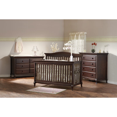 PALI Mantova 4-in-1 Forever Convertible Crib in Chocolate
