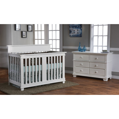 PALI Torino Crib Set in White