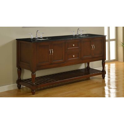 Bathroom Vanities Double Sink on Llc Harvest 70  Double Sink Bathroom Vanity Set   Wayfair