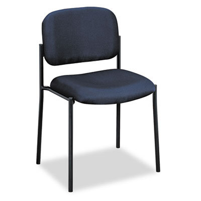 Basyx by HON Four-High Stacking Fabric Chair with Leg Base