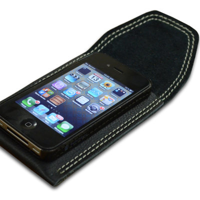 Falcon Gray Leather iPhone Case