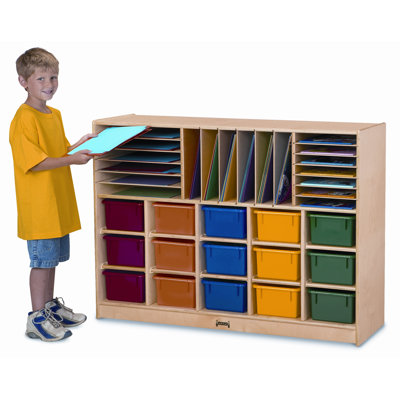 Jonti-Craft ThriftyKYDZ Sectional Mobile Cubbie without Trays