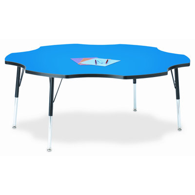 Jonti-Craft KYDZ Six Leaf Laminate Activity Table