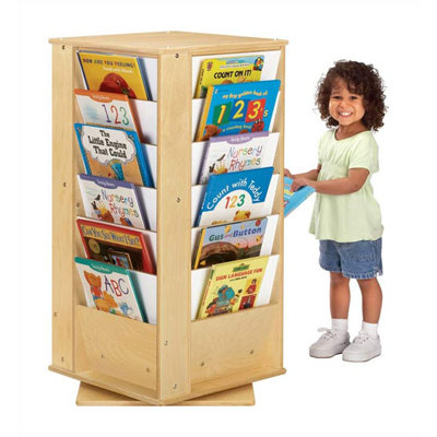 Jonti-Craft KYDZ Revolving Book Tower - Rectangular