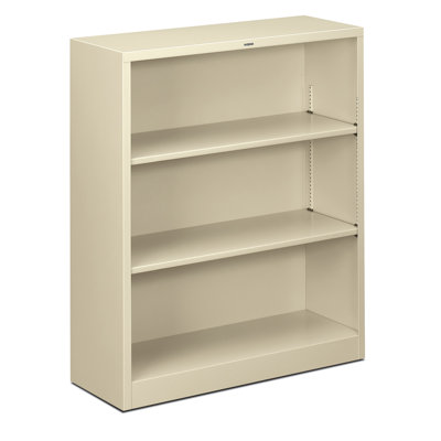 HON 41" H Three Shelf Steel Bookcase