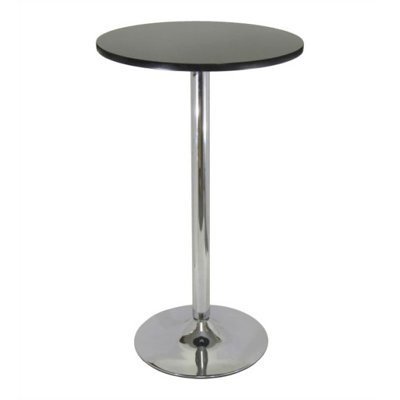 Winsome 3-Piece 24" Pub Table Set with Chrome Accents